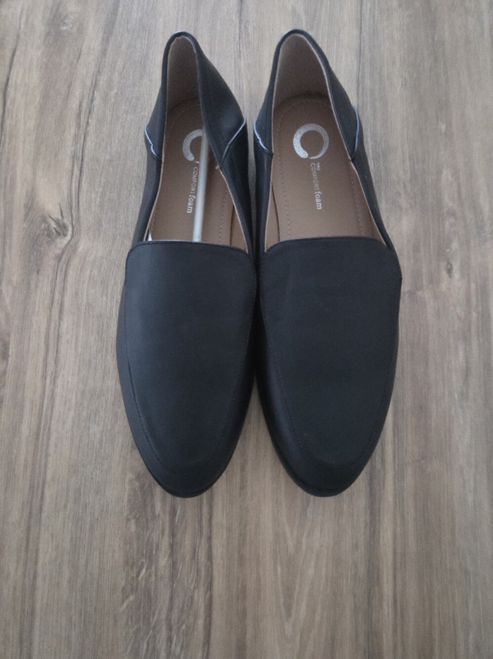 Women's Black Slip-On Loafers